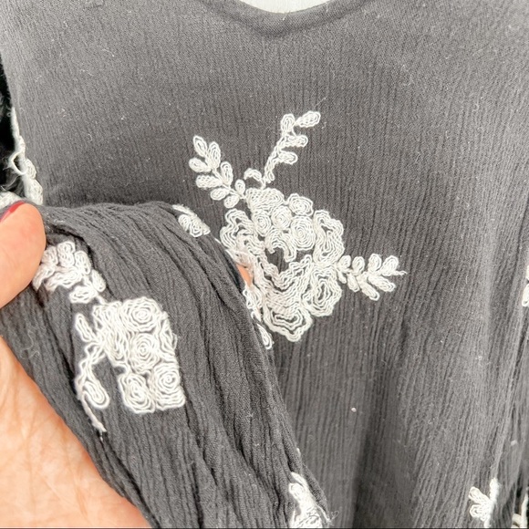 Free People Emma Dress In Black Cambo - Picture 7 of 9